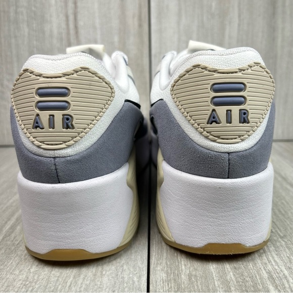 NEW Nike Air Max 90 LV8 White Cream Platform Sneakers fd4328-106 Womens Size 11 - Picture 7 of 10
